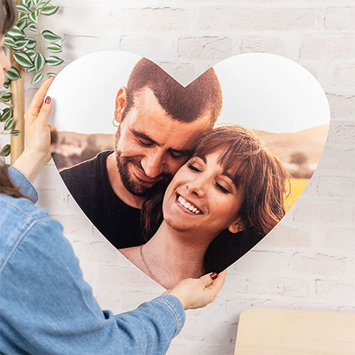 Cor gegant de fusta personalitzat a Manresa