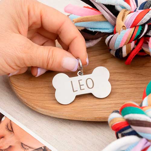 Xapa identificació metal·lica personalitzada per la teva mascota a Manresa